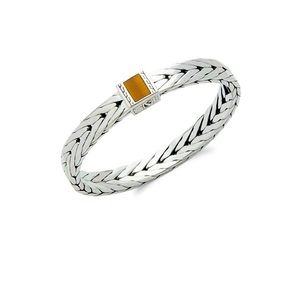 🐅🖤 John Hardy Sterling Silver & Tiger's Eye Bracelet